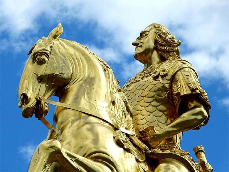 Der Goldene Reiter von Dresden