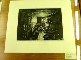 Radierung Die Korbkammer P1140129