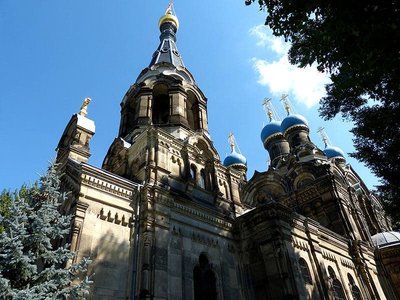 Russisch-Orthodoxe Kirche Dresden mit Kuppeln