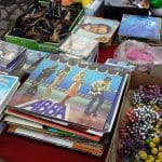 Elbeflohmarkt Dresden Schallplatten und VHS