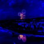 Dresden bei Nacht mit Feuerwerk