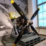 Propeller Motor im Verkehrsmuseum