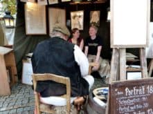 Tag der Sachsen 2014 Portraitzeichner P1240359