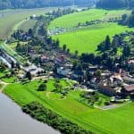 Blick auf Rathen und Elbe Ausflugsziel