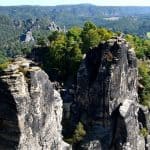 Ausblick Ausflugsziel Bastei und Felsenburg neurathen