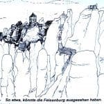 Zeichnung Felsenburg