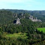 Ausblick Felsen Sächsische Schweiz