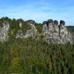 Panorama Felsen Sächsische Schweiz