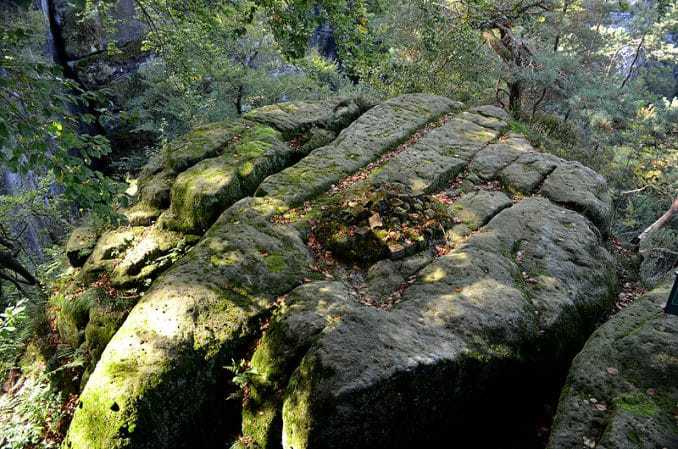 Ausflugsziel Bastei große Steine