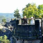 Ausflugsziel Bastei und Felsenburg Neurathen in der Sächsischen Schweiz Aussichtspunkt