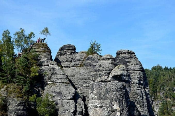 Felsenburg Neurathen und Bastei in der Sächsischen Schweiz