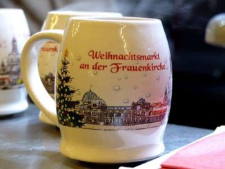 Tasse Weihnachtsmarkt an der Frauenkirche