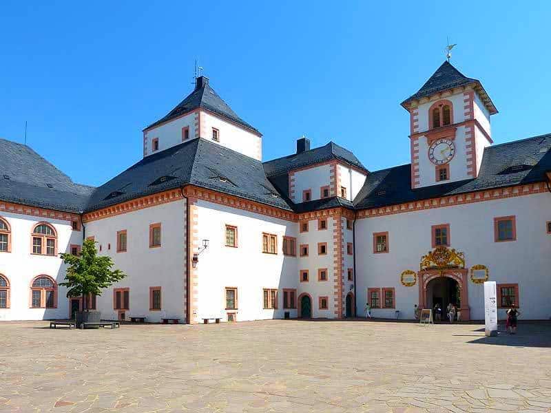 Wandverzierung Schloss Augustusburg