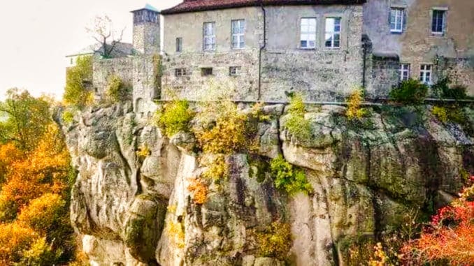 Felsen Burg Hohnstein