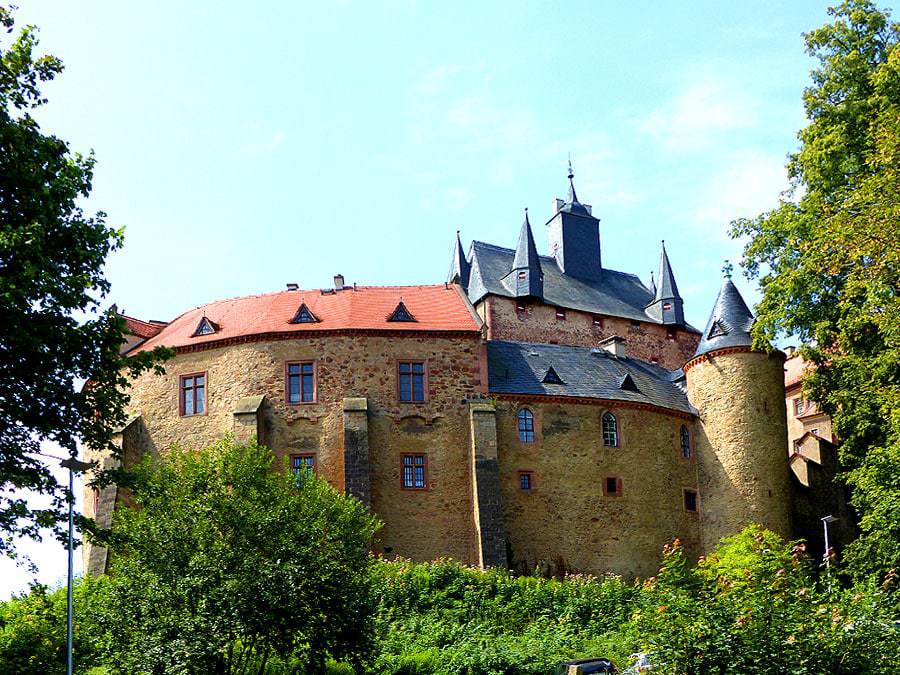 Burg Kriebstein von vorn
