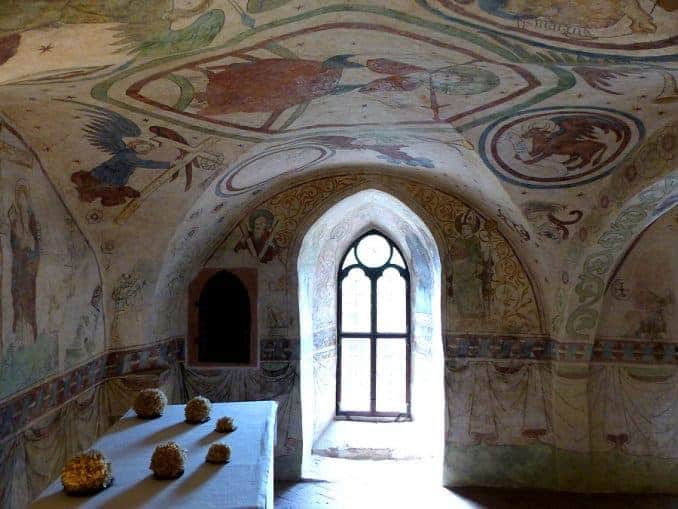Wandmalerei Burg Kriebstein