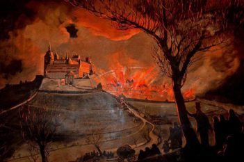Burg Stolpen in Flammen ausflug burg stolpen 057