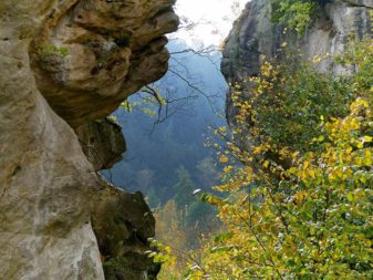 felsenspalt burg hohnstein