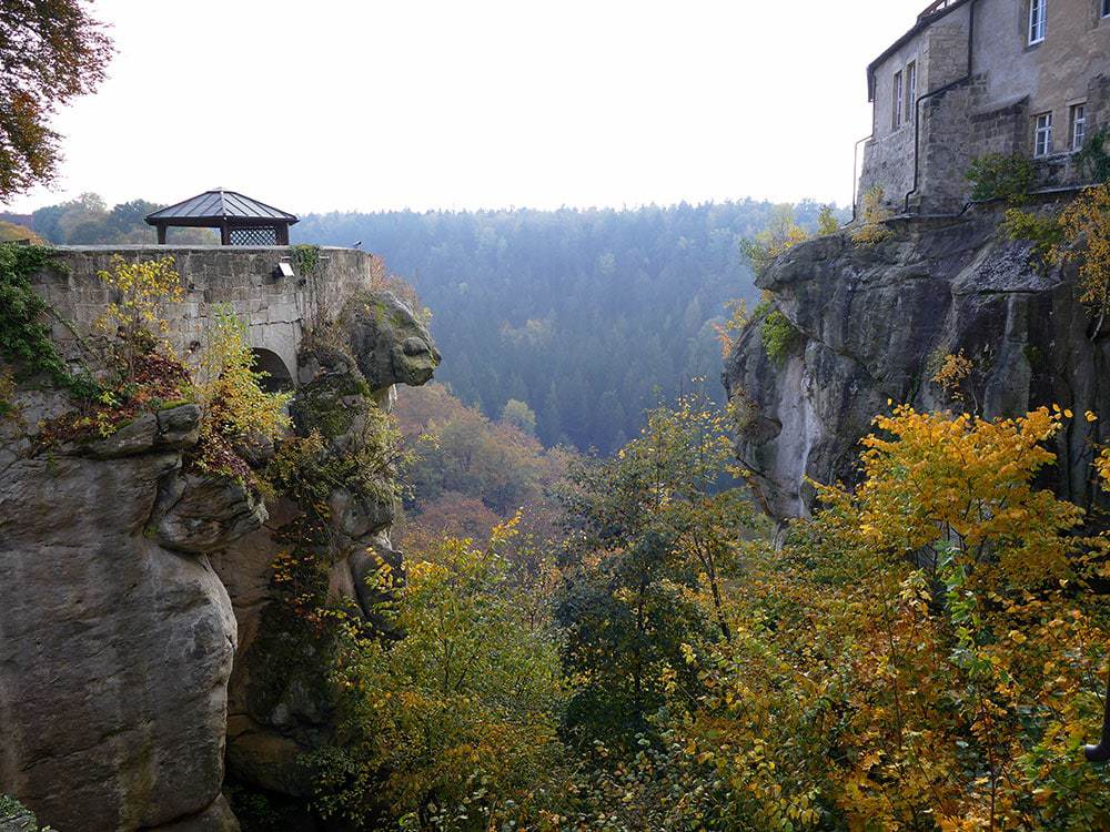 Felsvorsprung Burg Hohnstein