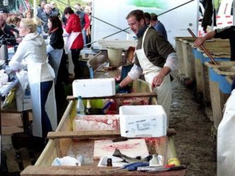 Fischverarbeitung vor Ort fischerfest moritzburg 036