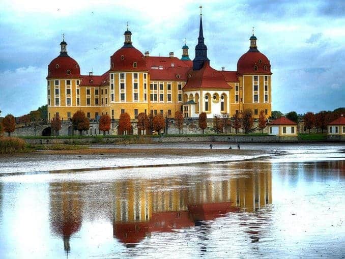 Schloss Moritzburg mit Teich