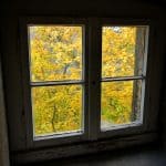 Fenster mit Herbststimmung