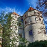 Schloss Scharfenberg Turm mit Spitze