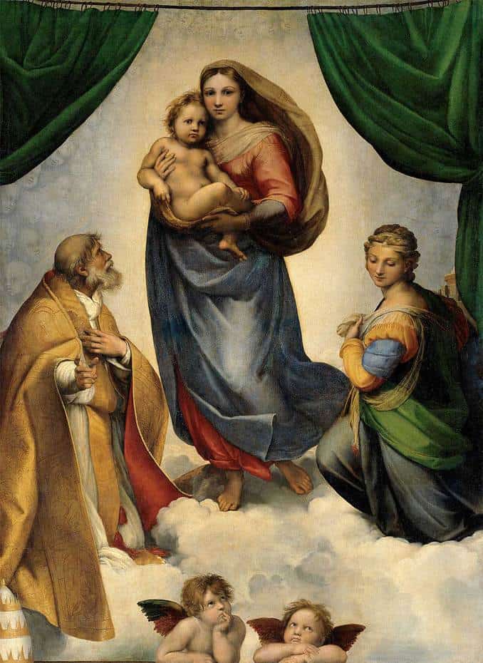 Madonna Sixtina von Rafael Gemäldegalerie Alter Meister Dresden