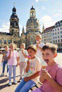 Kinder in Dresden