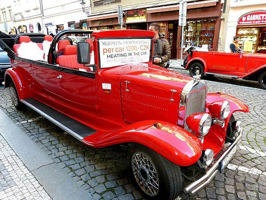 Oldtimer rot  Taxi