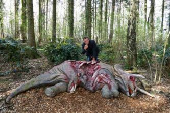 Saurier auf dem Grill ohne Salz saurierpark kleinwelka bild 025