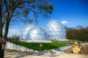 Kuppel am Eingang Saurierpark Kleinwelka saurierpark kleinwelka bild 065