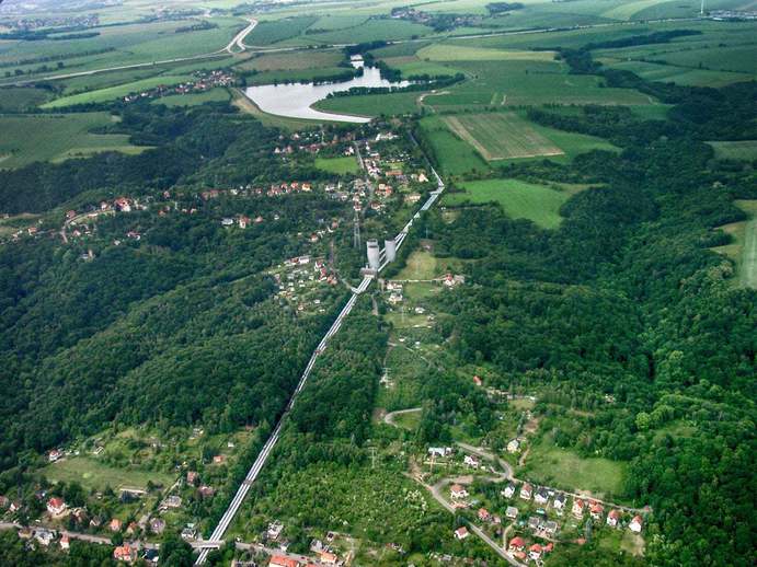 Speichersee des Pumpspeicherwerk Niederwartha