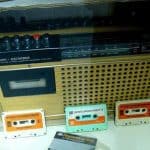 DDR Museum Radio mit Kassetten