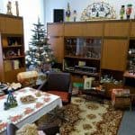 DDR Museum Schrankwand Wohnzimmer Weihnachten