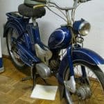 DDR Museum Motorrad klein blau