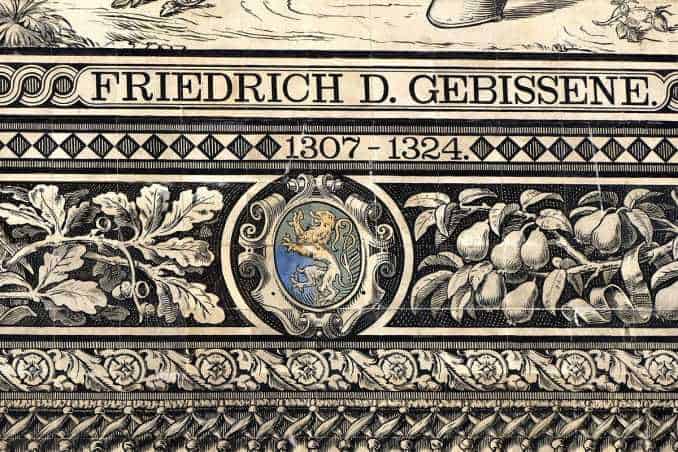 Fürstenzug Dresden Wappen