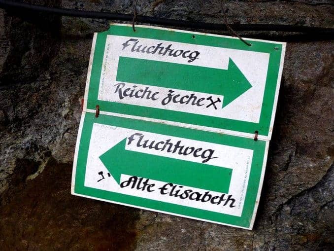 Bergwerk Fluchtweg Reiche Zeche Freiberg