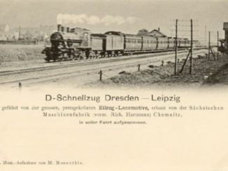Postkarte Leipzig Dresdner Bahn