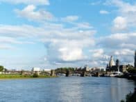 Dresden stadtfest dresden blick von der elbe