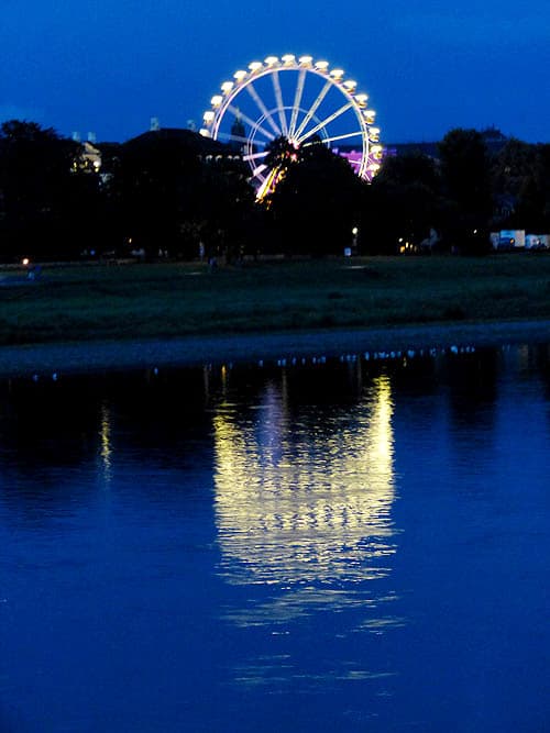 stadtfest dresden riesenrad nacht