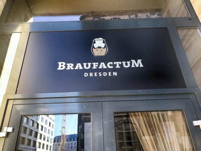 BraufactuM Dresden Eingang