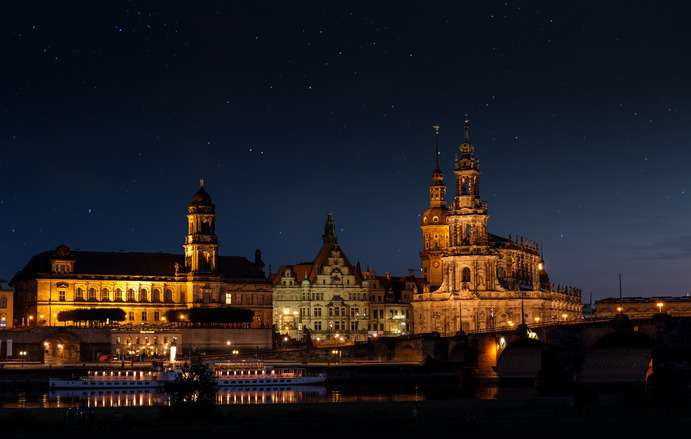 Dresden bei Nacht