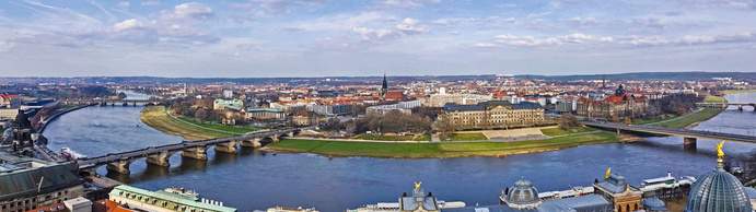 Panorama Dresden Elbe