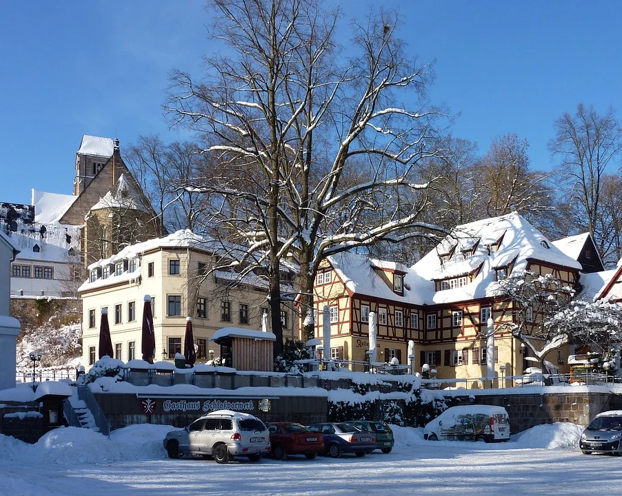 Schloss Chemnitz im Winter