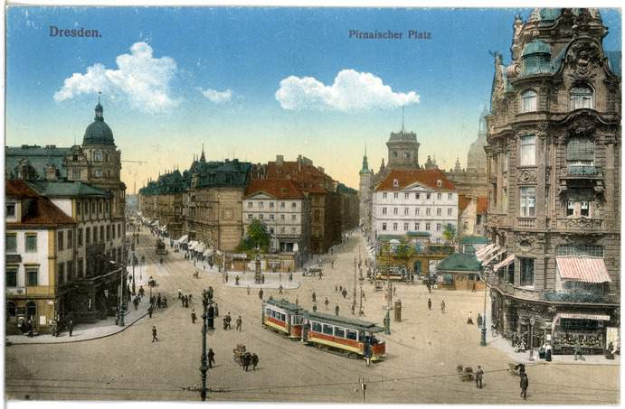Wissenswerte Fakten über Dresden Pirnaischen Platz Dresden 1915