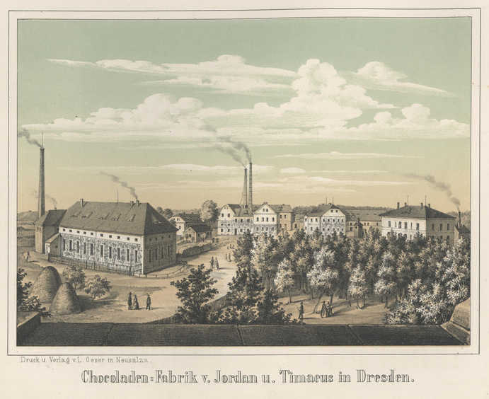 Wissenswerte Fakten über Dresden Schokoladenfabrik von Jordan und Timaeus in Dresden-Neustadt