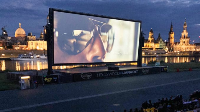 Videoleinwand Filmnächte am Elbufer Dresden