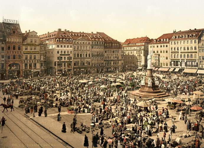 Altmarkt um 1900