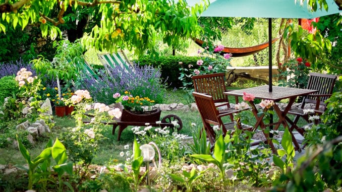 Gemütlicher Traumgarten in Dresden